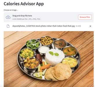 Calories Adviser App